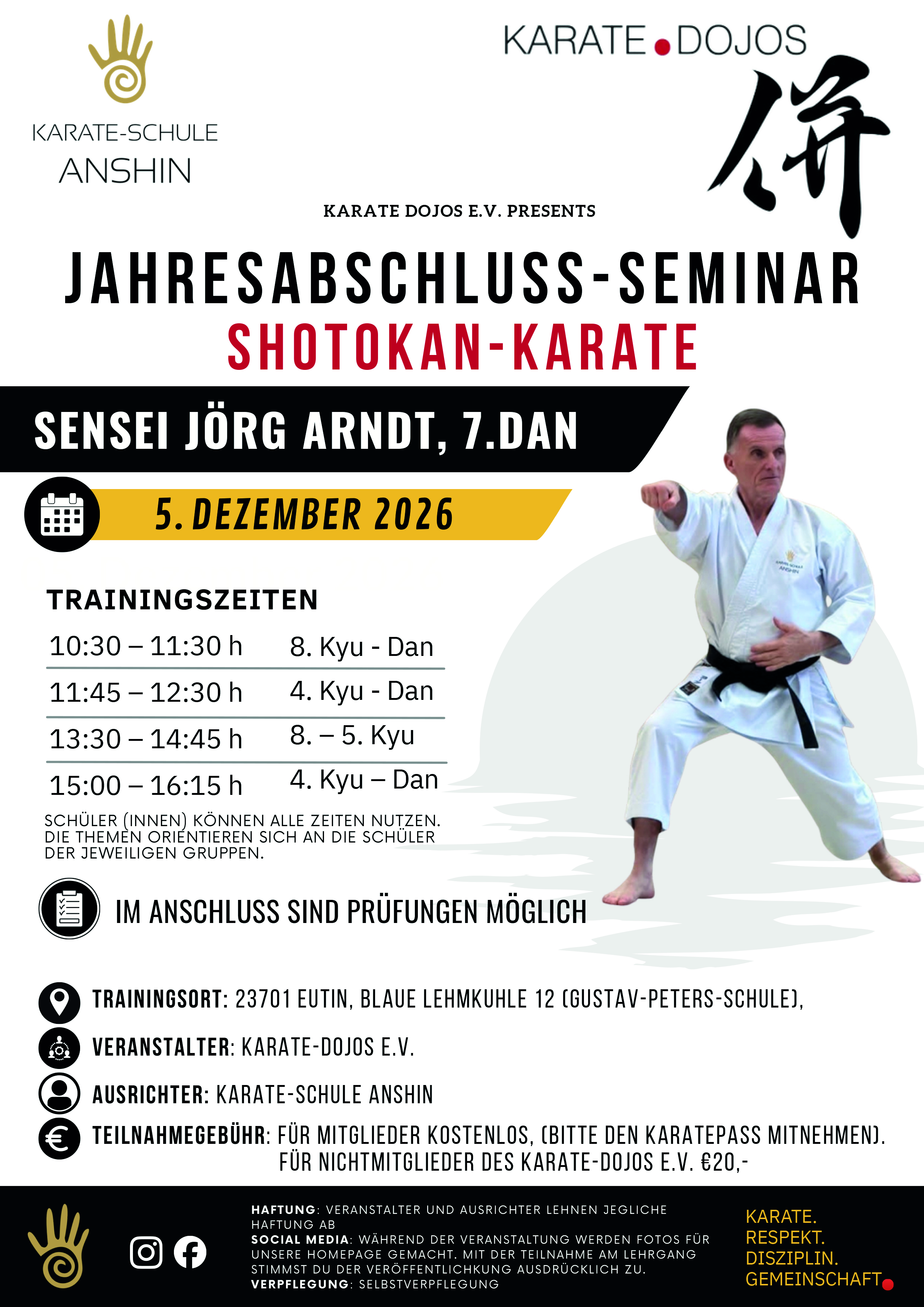 05.12.2026 - JAHRESABSCHLUSS-Seminar - Yoshino Karate