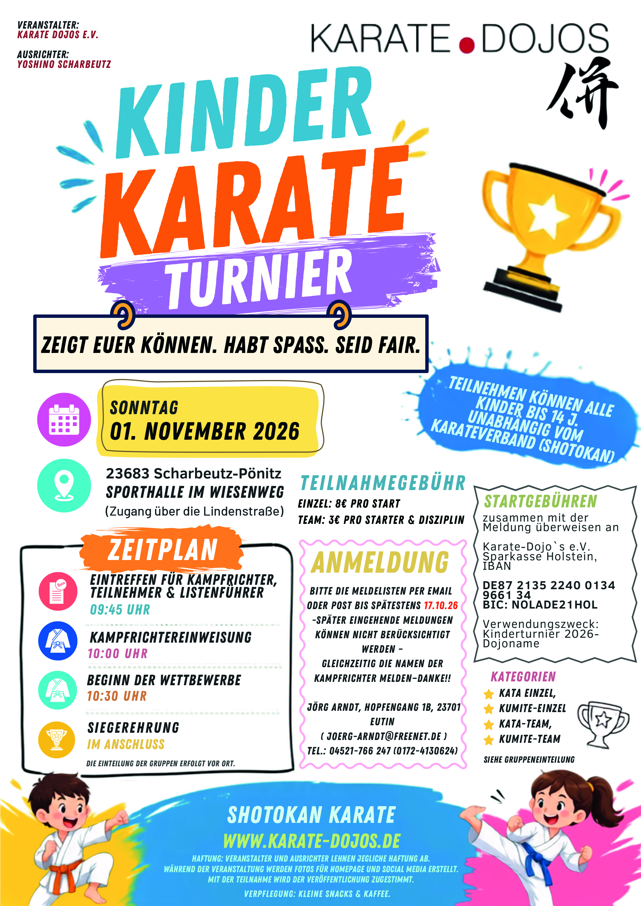 01.11.2026 - KINDER-KARATE-Turnier - Yoshino Karate