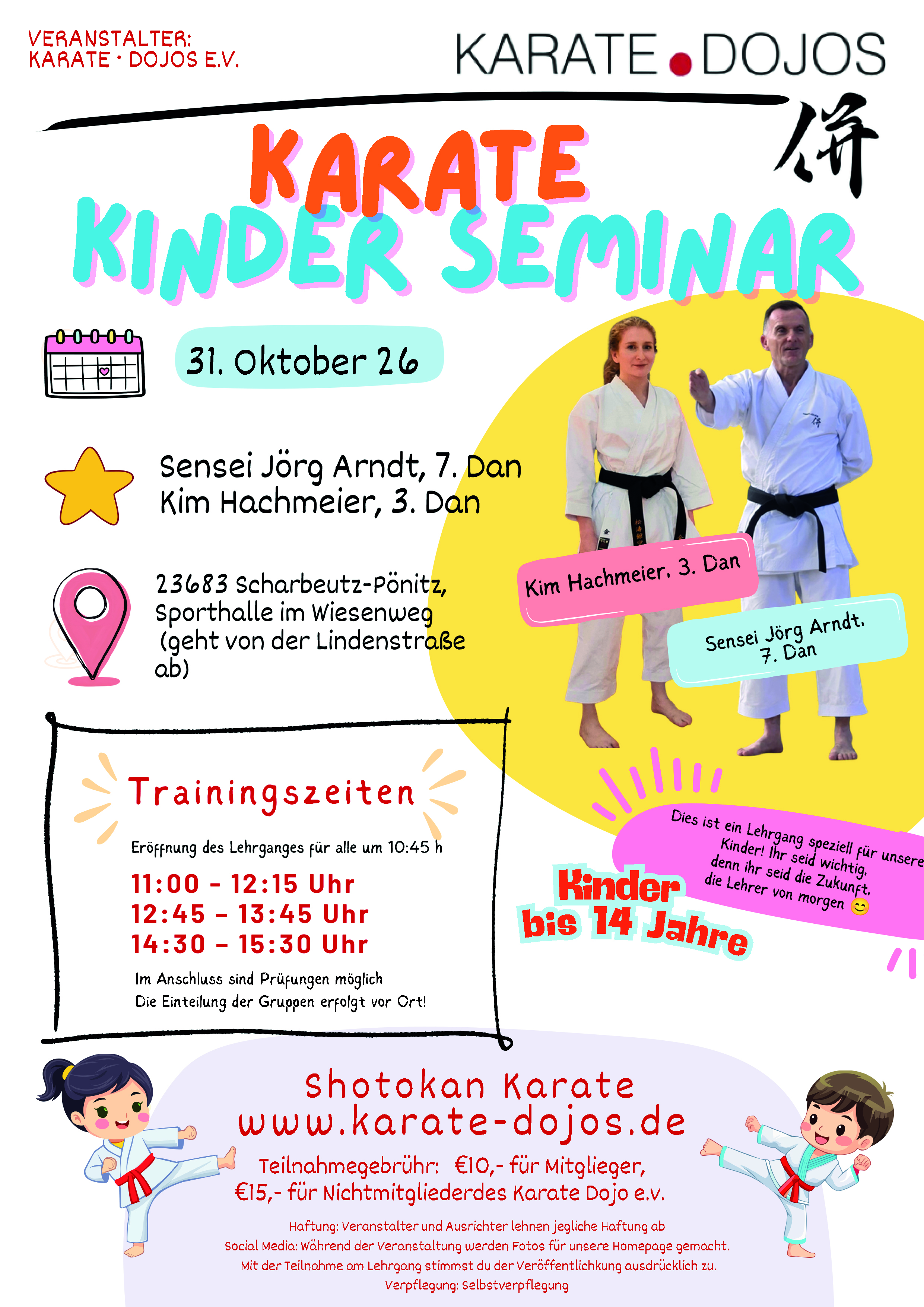 31.10.2026 - KINDER-KARATE-SEMINAR - Yoshino Karate