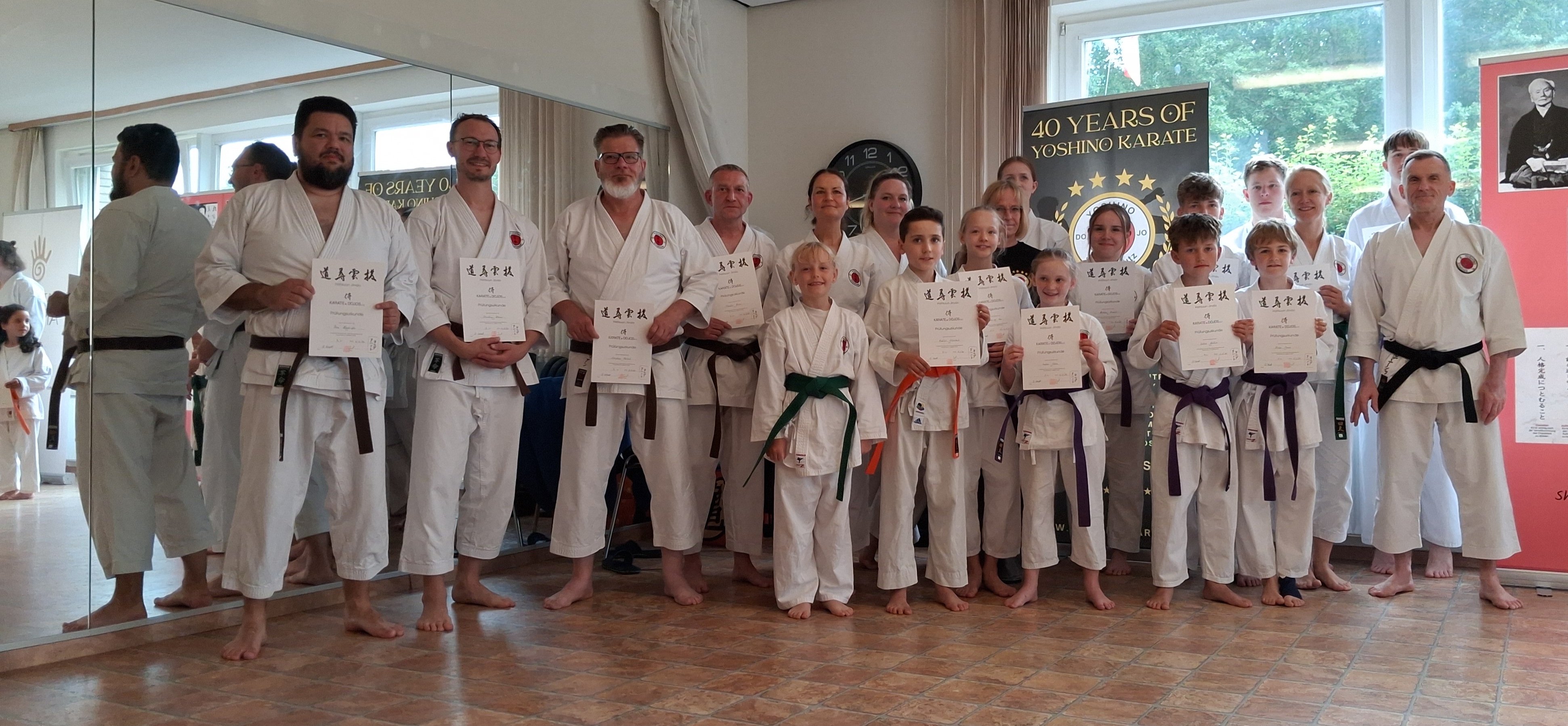 Tag der Prüfungen - Yoshino Karate Scharbeutz